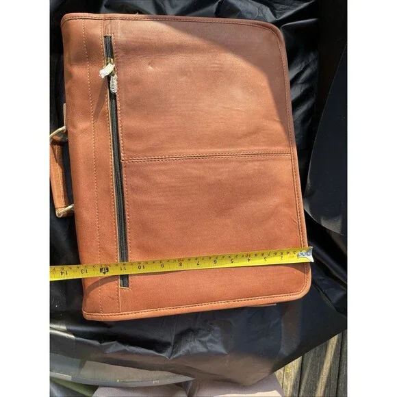Cuero Vintage Look Handmade Leather Travel Messenger Bag Laptop Briefcase